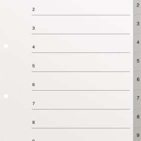 KOLMA Register KolmaFlex A4 18.114.03 grau 1-10