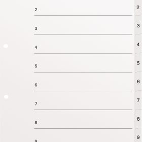 KOLMA Register KolmaFlex A4 18.114.16 weiss 1-10