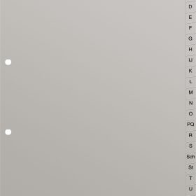 KOLMA Register KolmaFlex A4 18.244.03 grau A-Z 24-teilig
