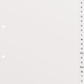 KOLMA Register KolmaFlex A4 18.244.16 weiss A-Z 24-teilig