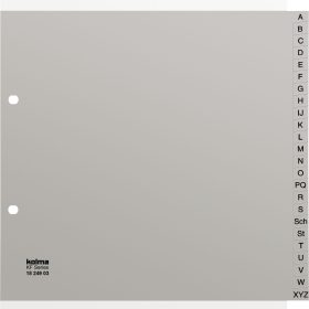 KOLMA Register PP KolmaFl. A4 1/2 H. 18.249.03 grau A-Z 24-teilig