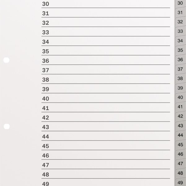KOLMA Register KolmaFlex A4 18.252.03 grau 1-52