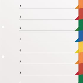 KOLMA Register LongLife A4 19.104.20 mehrfarbig 10-teilig