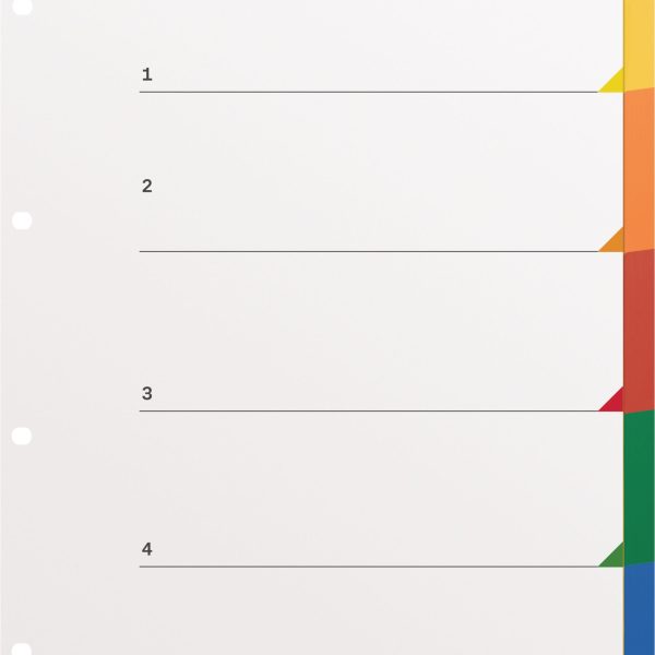 KOLMA Register LongLife A4+ 19.407.20 mehrfarbig 5-teilig