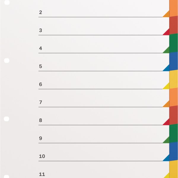 KOLMA Register LongLife A4+ 19.453.20 mehrfarbig 12-teilig