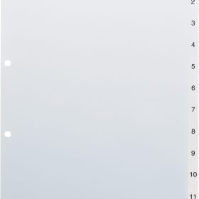 KOLMA Register Vista A4 21.112.00 transparent 1-12