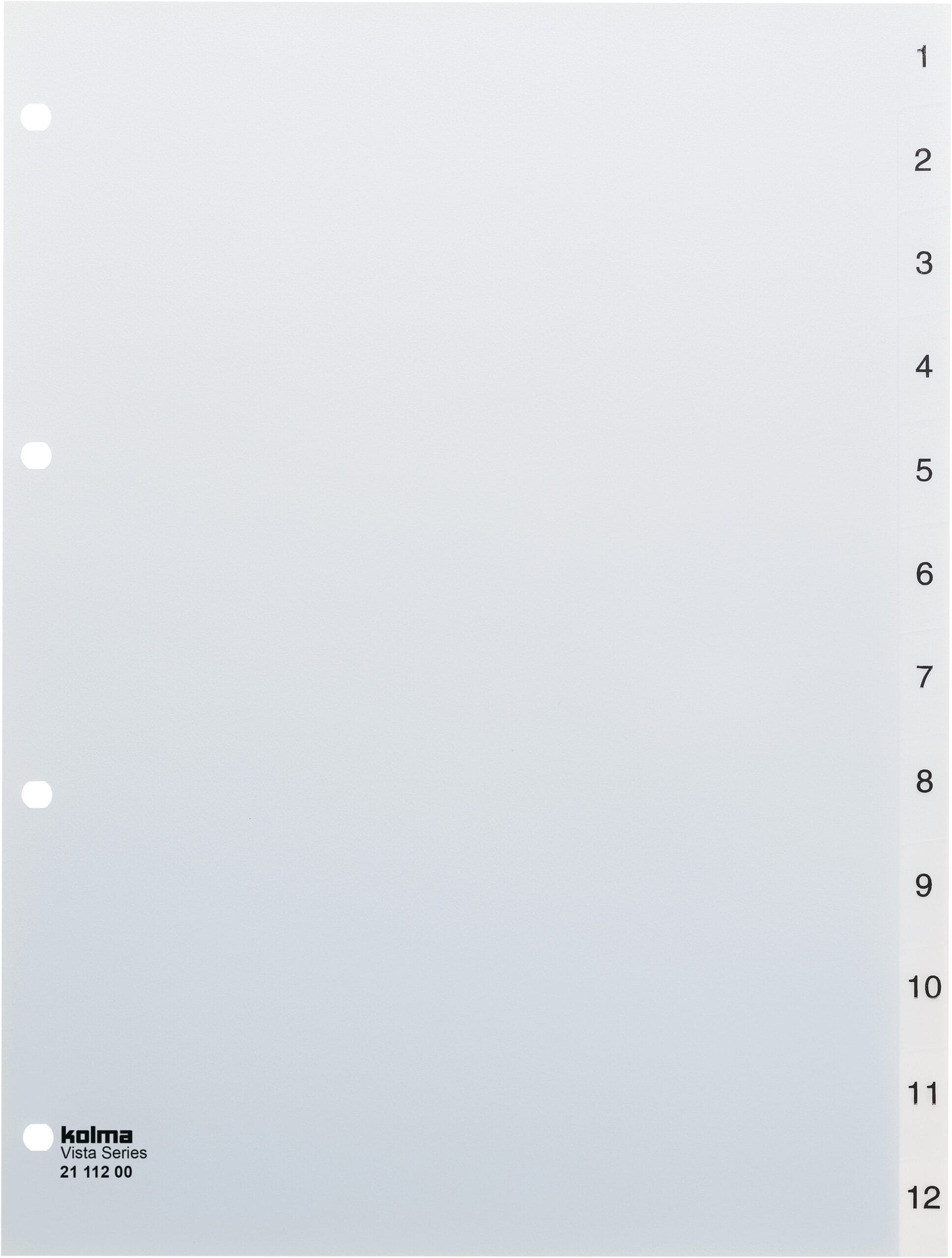 KOLMA-21.112.00-7611967210185 KOLMA Register Vista A4 21.112.00 transparent 1-12 – Hochwertig & günstig bei ShopDeca