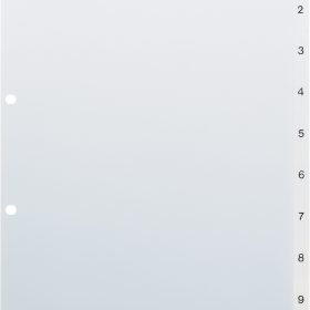 KOLMA Register Vista A4 21.114.00 transparent 1-10