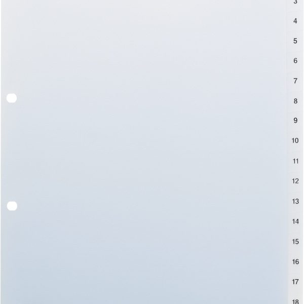 KOLMA Register Vista A4 21.120.00 transparent 1-20