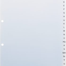 KOLMA Register Vista A4 21.244.00 transparent A-Z 24-teilig