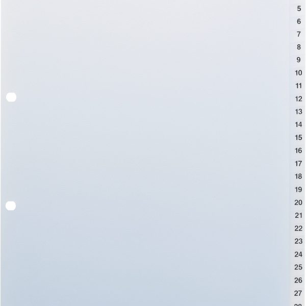 KOLMA Register Vista A4 21.314.00 transparent 1-31