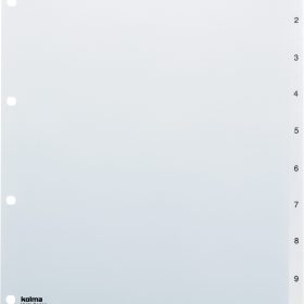 KOLMA Register Vista A4+ 21.410.00 transparent 1-10