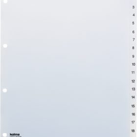 KOLMA Register Vista A4+ 21.419.00 transparent 1-20