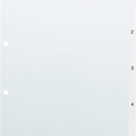 KOLMA Register Vista A4 21.554.00 transparent 1-5