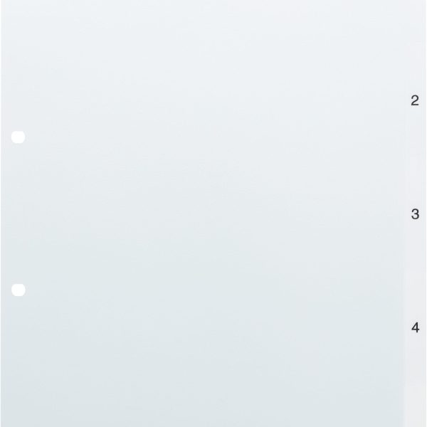 KOLMA Register Vista A4 21.554.00 transparent 1-5