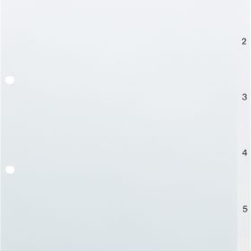 KOLMA Register Vista A4 21.564.00 transparent 1-6