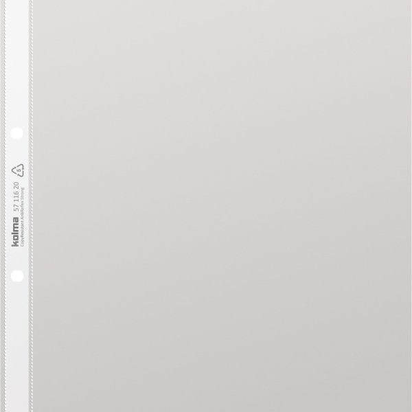 KOLMA Zeigetasche AntiReflex A4 57.116.20 CopyResistant, weiss 100 Stk.