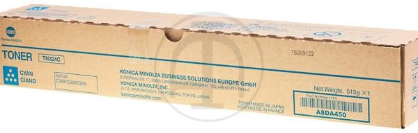 KONICA MINOLTA Toner cyan TN-324C Bizhub C308 26'000 Seiten