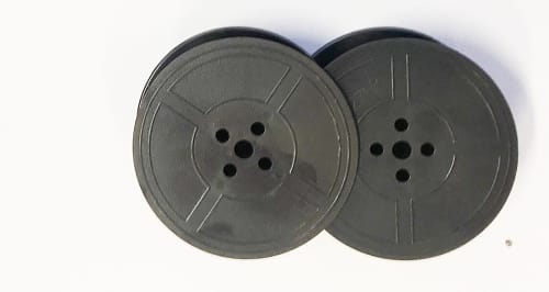 KORES-Gr.5-6D-4045257600623 KORES Farbband Seide schwarz/rot Gr.5+6D Hermes 13mm/10m – Bild 1