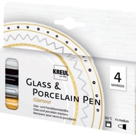 KREUL Porzellanmarker 16431 Glamour, 4 Set