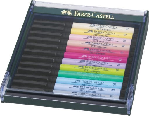 FABER-CASTELL Pitt Artist Pen Set 267420 pastelltöne