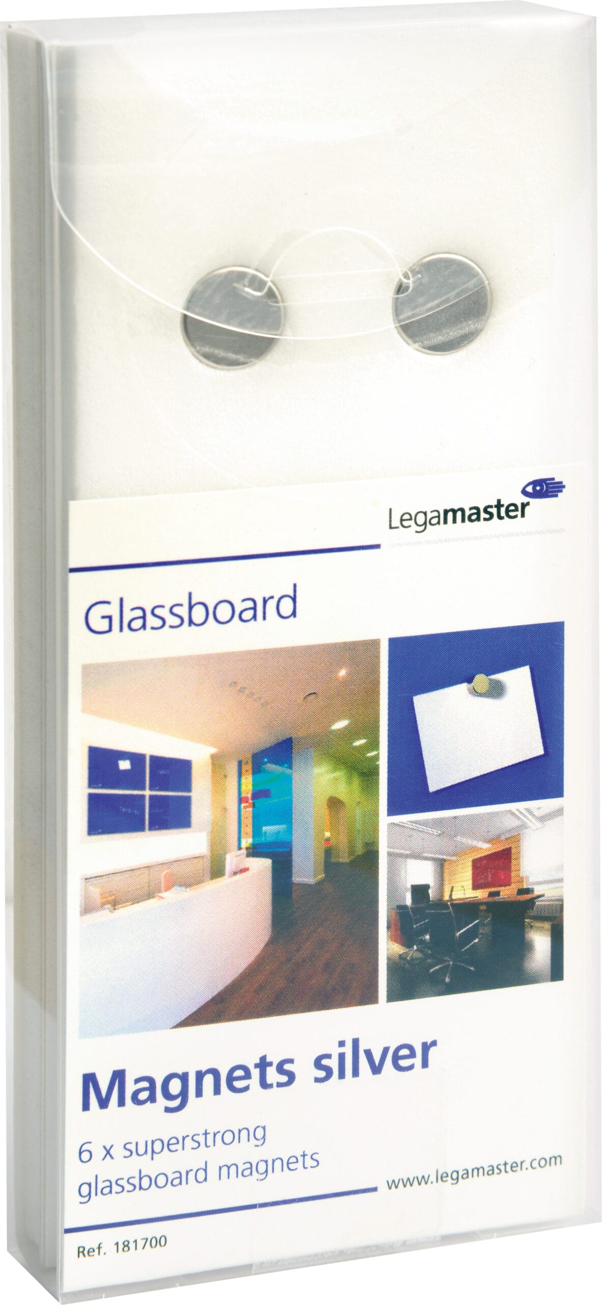 LEGAMASTER-7-181700-8713797072519 LEGAMASTER Glasboard 7-181700 Magnete silber 6 Stk. – Hochwertig & günstig bei ShopDeca