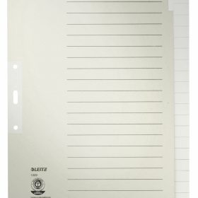 LEITZ Register Tauenpapier A4+ 1220-00-85 Blanko 20-teilig