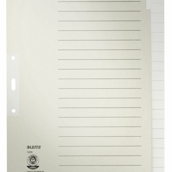 LEITZ Register Tauenpapier A4+ 1220-00-85 Blanko 20-teilig