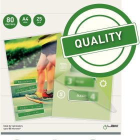 LEITZ Laminiertasche A4 16917 glanz, 80my 25 Stk
