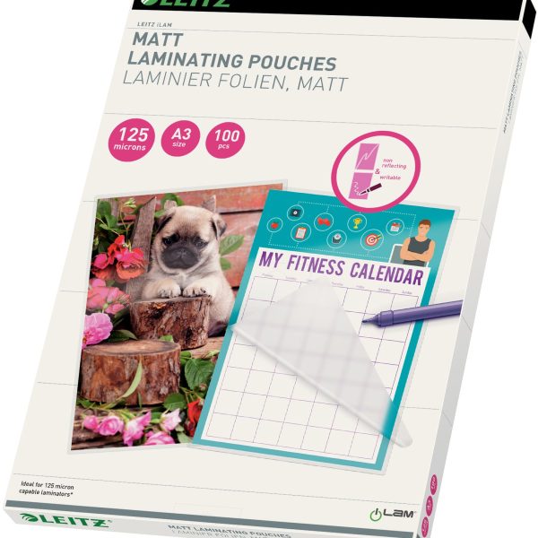 LEITZ Laminiertasche A3 16924 matt, 125my 100 Stk