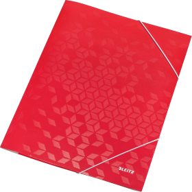 LEITZ Gummibandmappe WOW A4 3982-00-26 rot