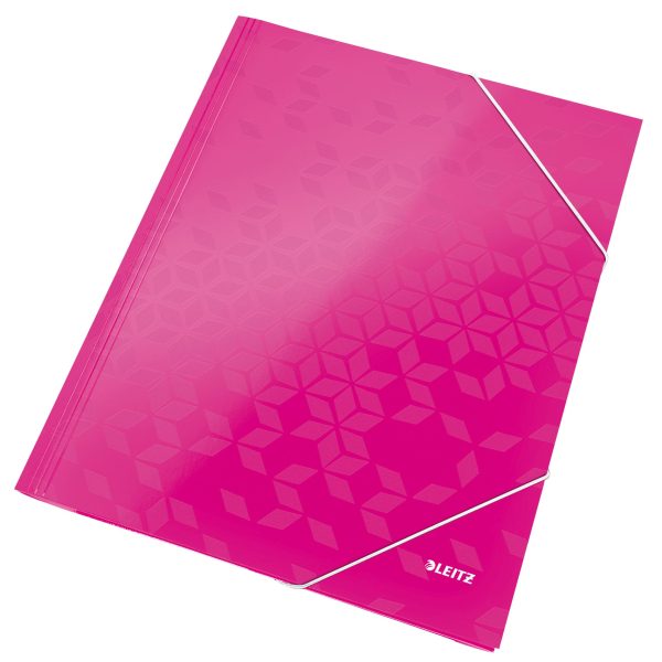 LEITZ Gummibandmappe WOW A4 39820023 pink