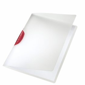 LEITZ Color Clip rot A4 41750025 transparent