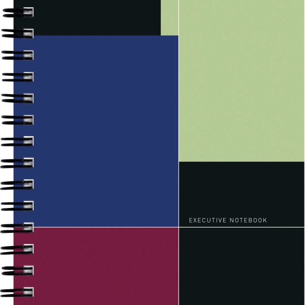 LEITZ Collegeblock Executive PP A5 44560000 farbig kariert