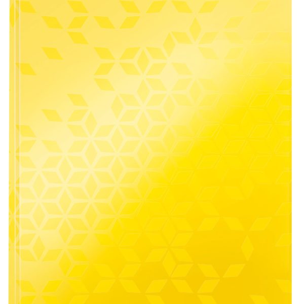 LEITZ Notizbuch WOW A4 4625-10-16 liniert, 90g gelb