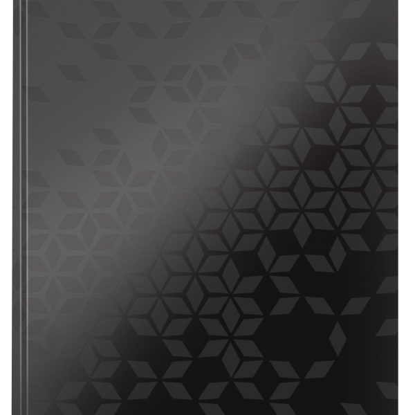 LEITZ Notizbuch WOW A4 4626-10-95 kariert, 90g schwarz