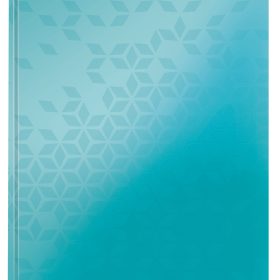 LEITZ Notizbuch WOW A4 46251051 liniert, 90g eisblau