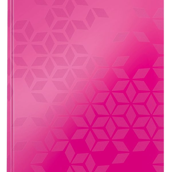 LEITZ Notizbuch WOW A5 46281023 kariert, 90g pink