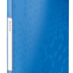 LEITZ Sichtbuch WOW PP A4 46310036 blau 20 Taschen