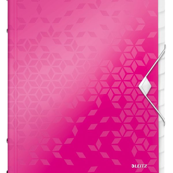 LEITZ Ordnungsmappe WOW PP A4 46340023 pink 12-teilig