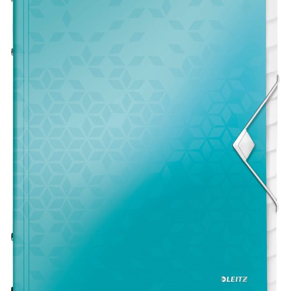 LEITZ Ordnungsmappe WOW PP A4 46340051 blau 12-teilig