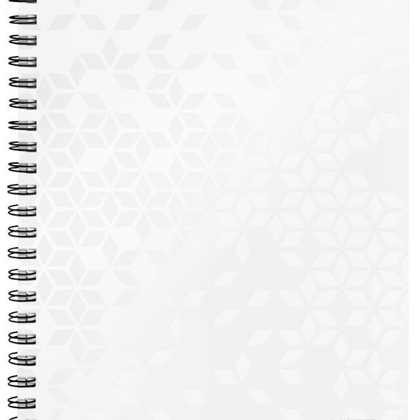 LEITZ Collegeblock WOW PP A4 4638-00-01 weiss kariert