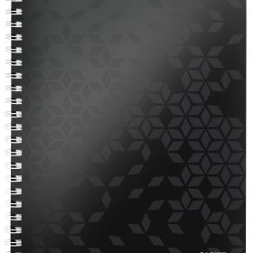 LEITZ Collegeblock WOW PP A4 4638-00-95 schwarz kariert