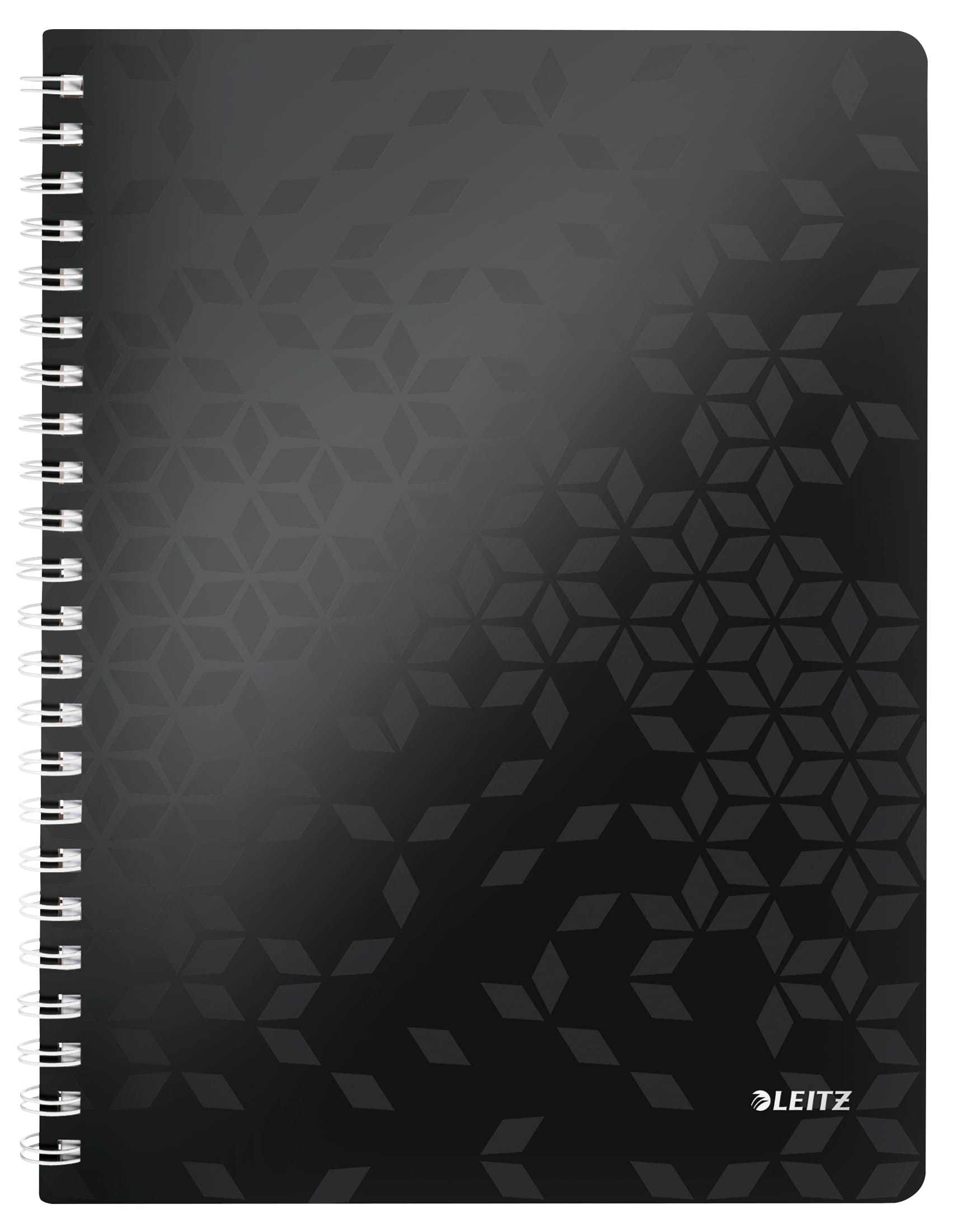 LEITZ-4638-00-95-4002432121335 LEITZ Collegeblock WOW PP A4 4638-00-95 schwarz kariert – Hochwertig & günstig bei ShopDeca