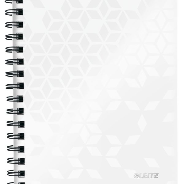 LEITZ Collegeblock WOW PP A5 4639-00-01 weiss liniert