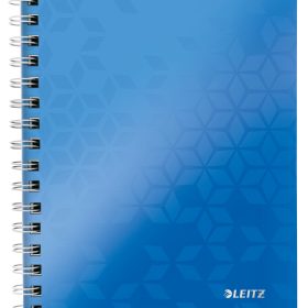 LEITZ Notizblock WOW PP A5 46410036 blau kariert