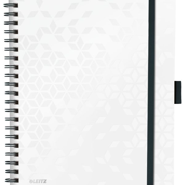 LEITZ Spiralbuch WOW A4 4644-00-01 weiss