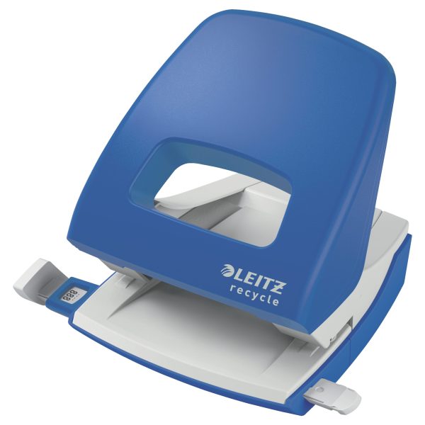 LEITZ Locher NeXXt Recycle 5003-00-35 blau, CO2 neutral 30 Blatt