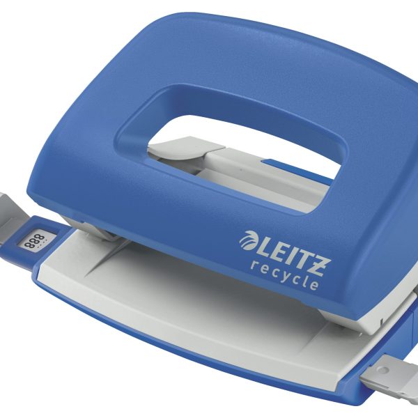 LEITZ Locher NeXXt Recycle 5010-00-35 blau, CO2 neutral 10 Blatt