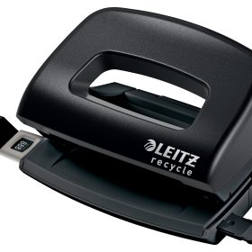 LEITZ Locher NeXXt Recycle 5010-00-95 schwarz, CO2 neutral 10 Blatt